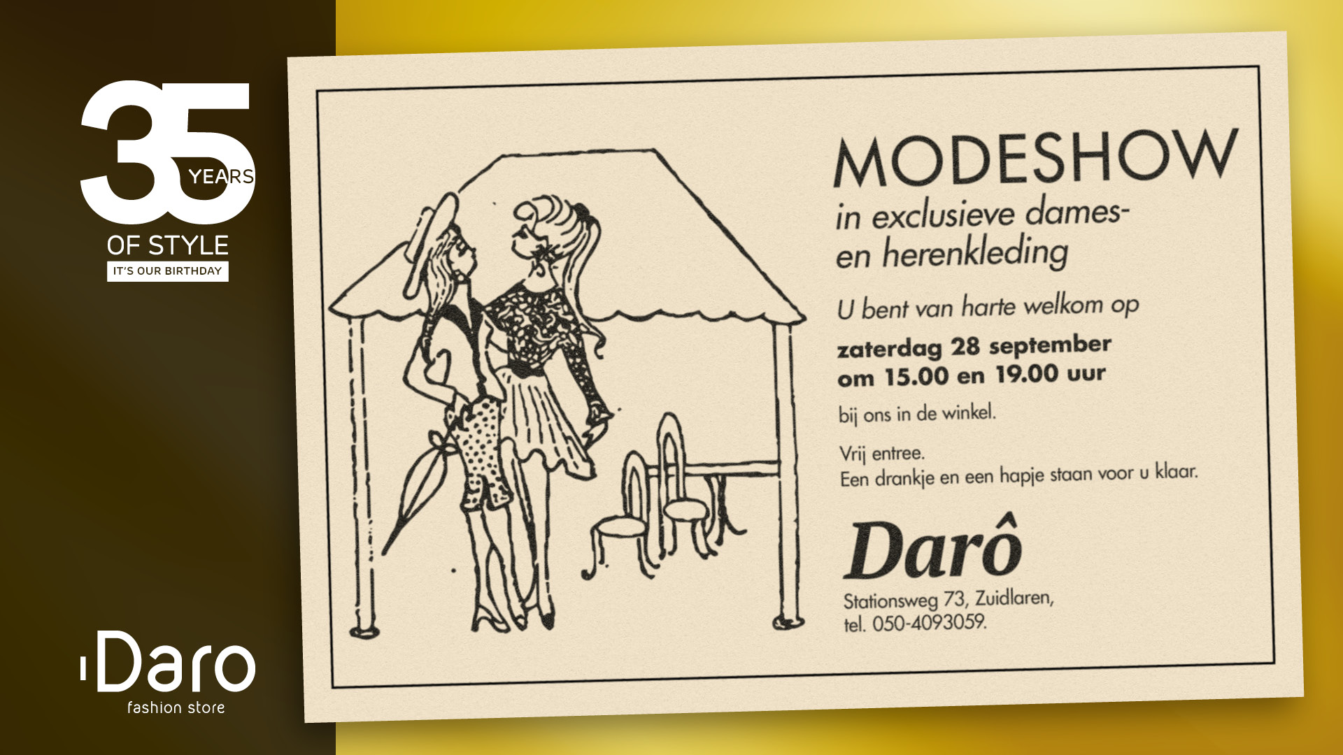 Daro 35 jaar Modeshow